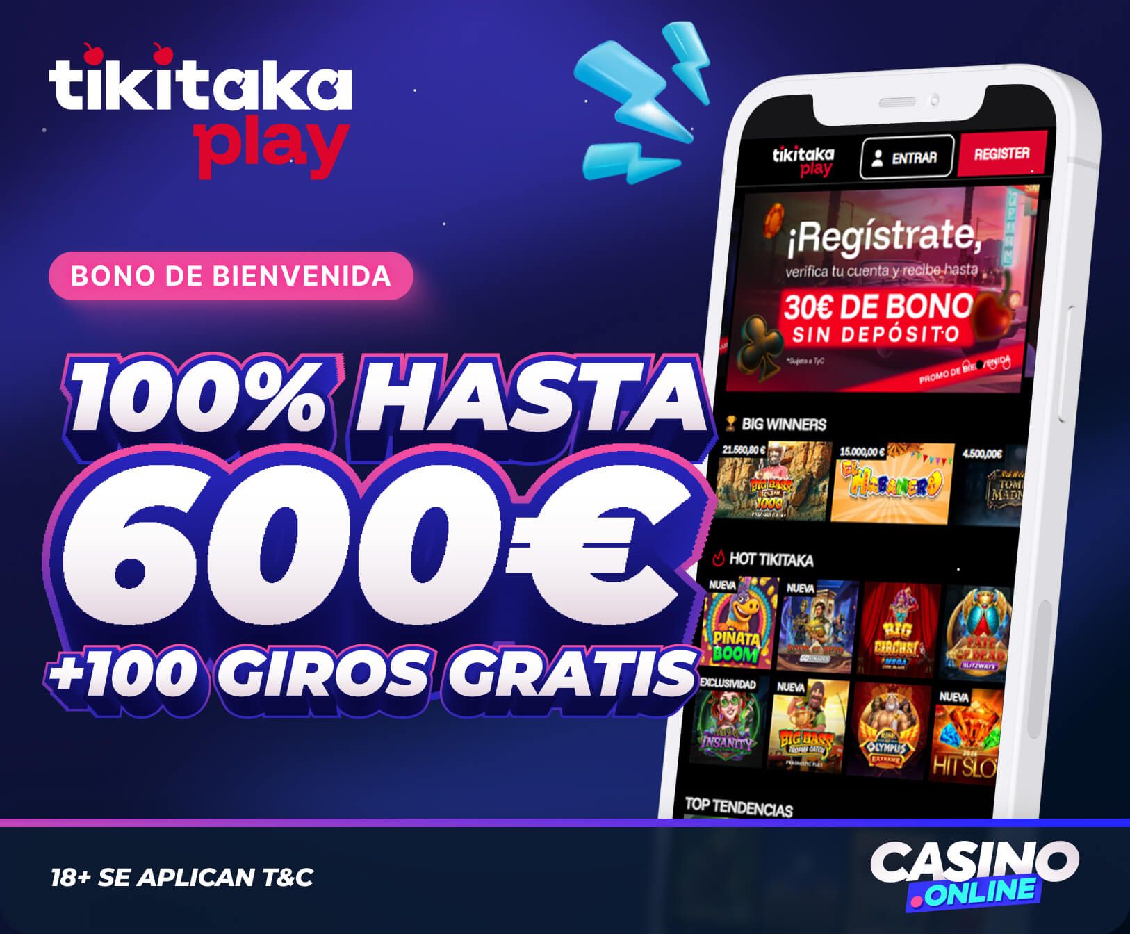 tikitaka casino bonus bienvenida